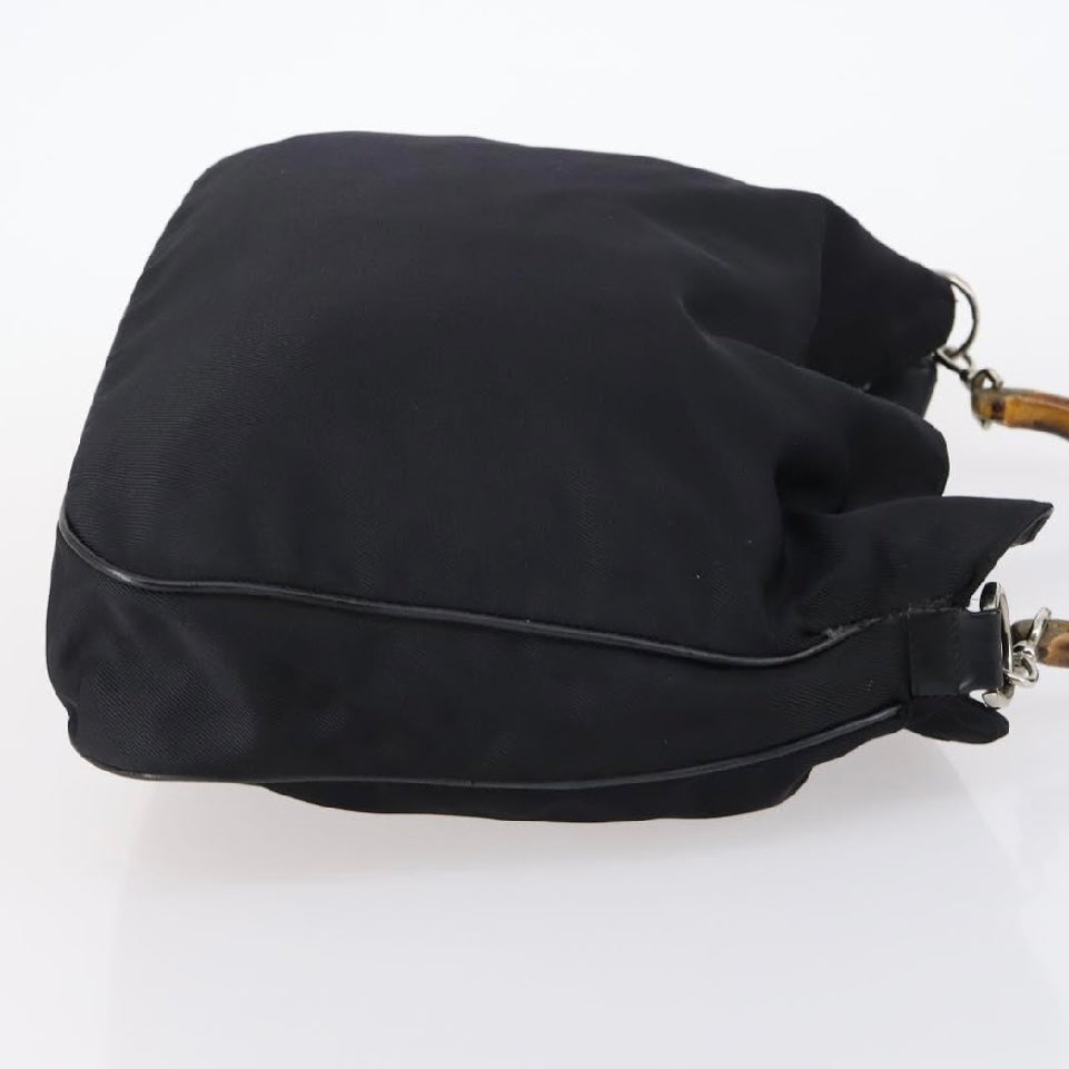 Gucci Black Bamboo Shoulder Bag