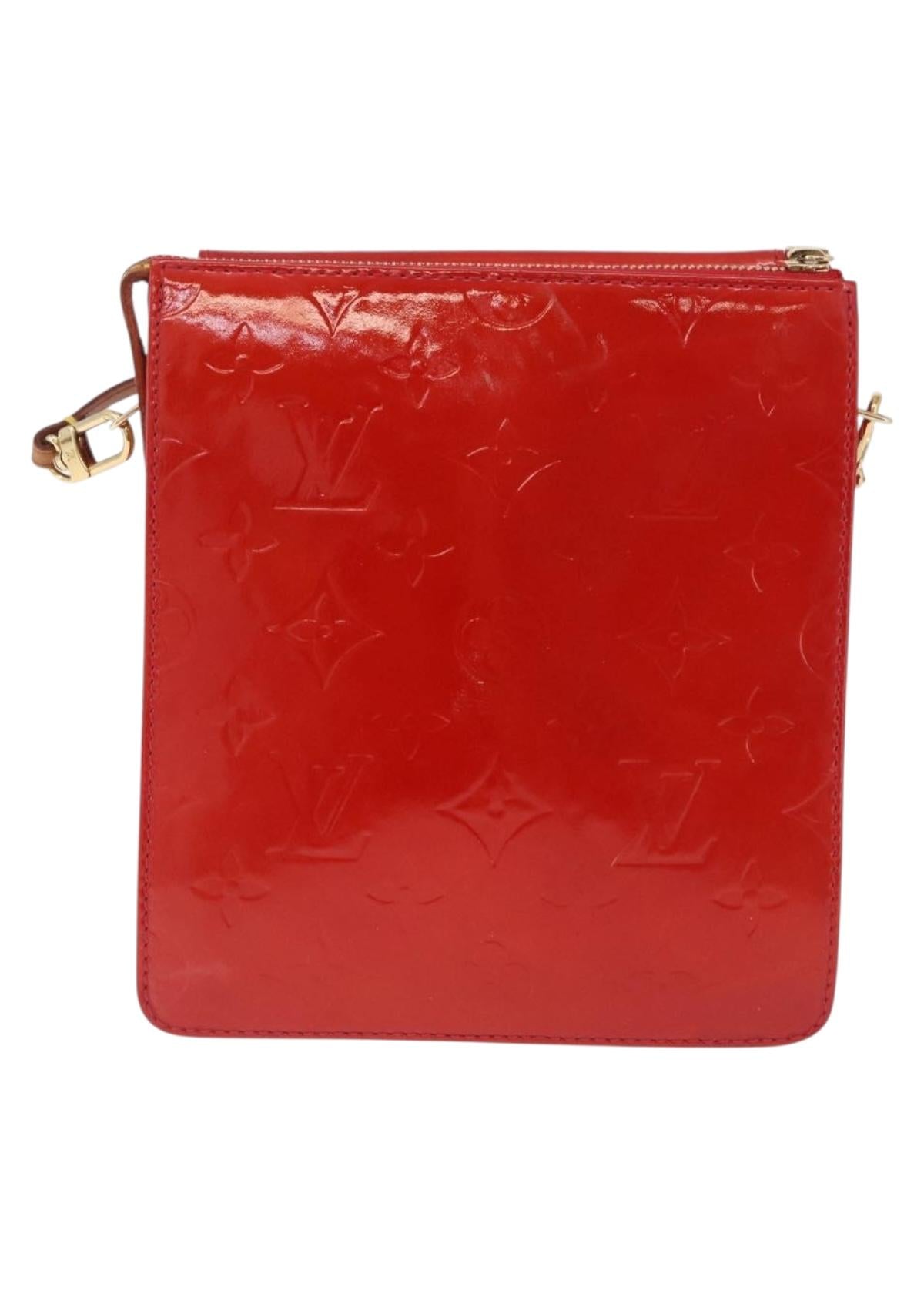 Louis Vuitton Red Vernis Mini Shoulder Bag photo 3