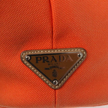 Load image into Gallery viewer, Prada Orange Canvas Tote
