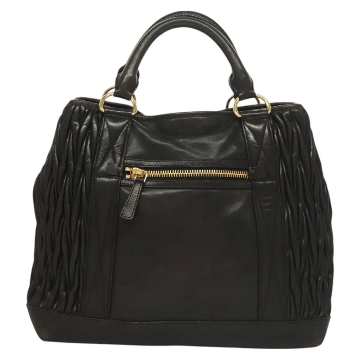 Miu Miu Black Leather Tote
