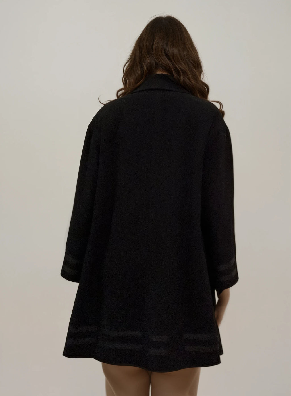 Loro Piana Black Stripe Coat
