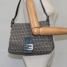 Load image into Gallery viewer, Fendi Zucchino Navy Mama Baguette
