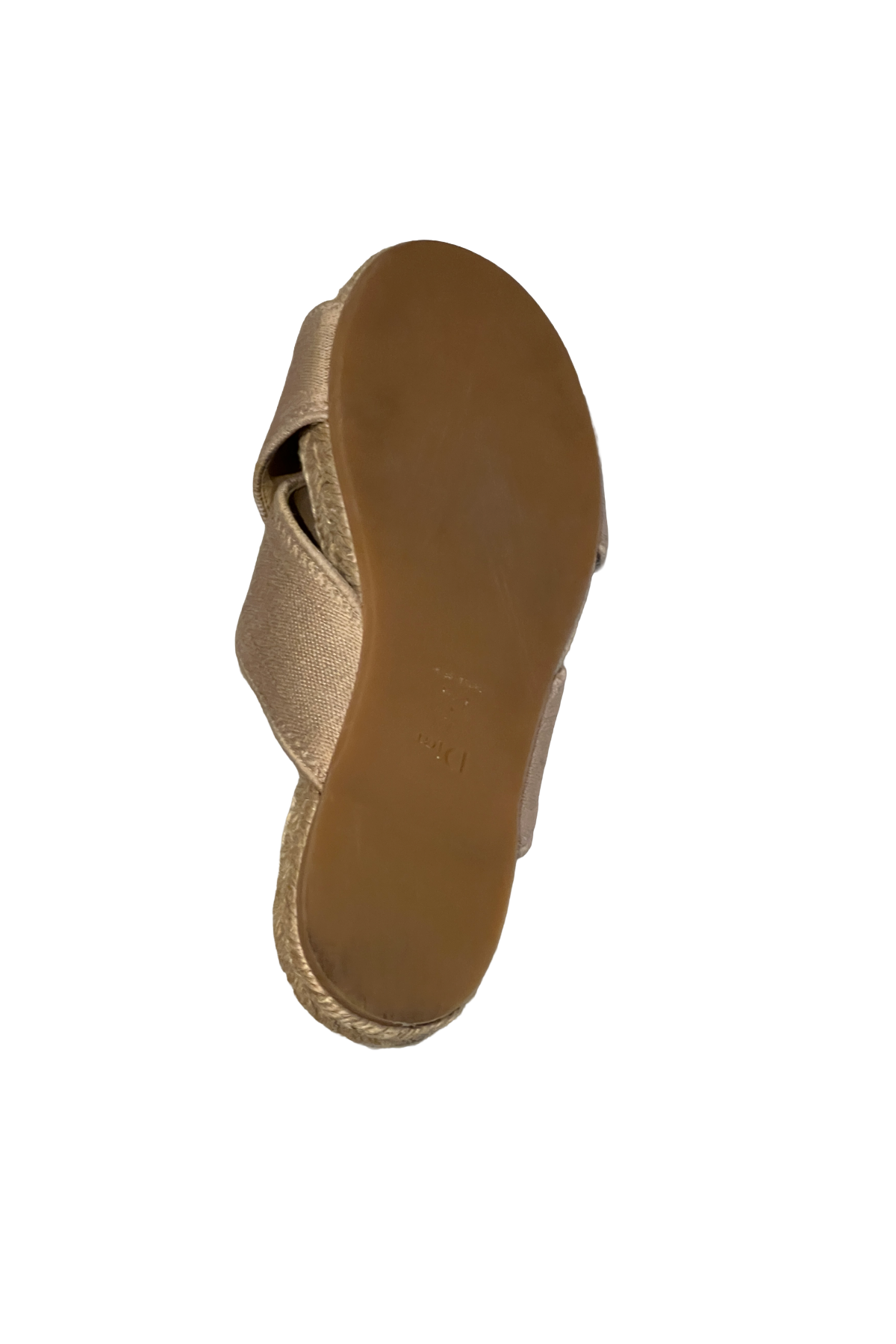 Dior Tan Raffia Slides