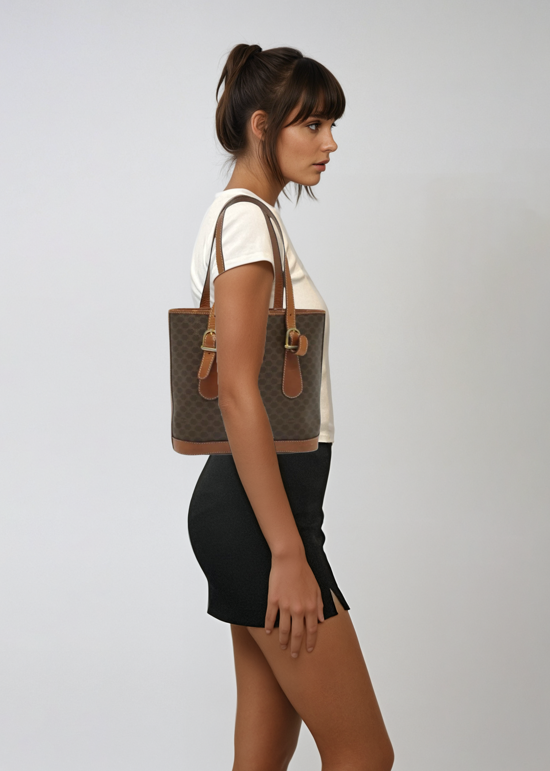 Celine Brown Macadam Tote