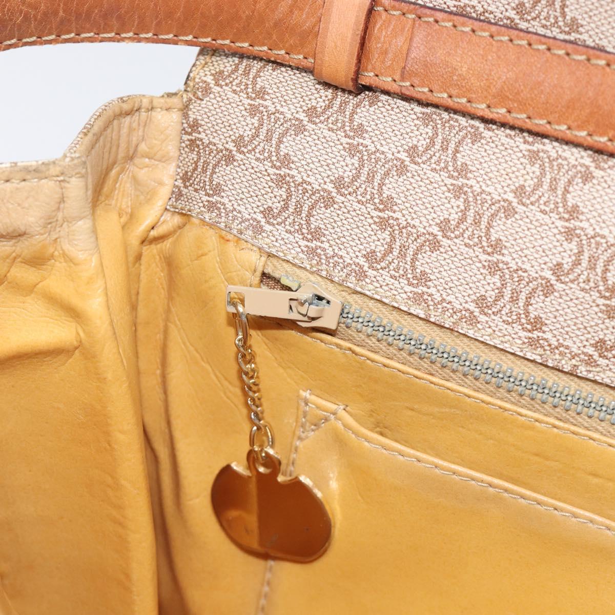 Celine Beige Macadam Shoulder Bag photo 20