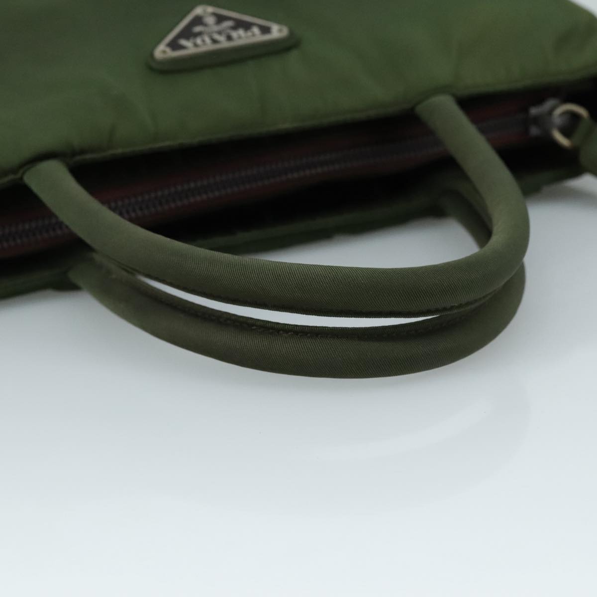 Prada Green Nylon Handbag