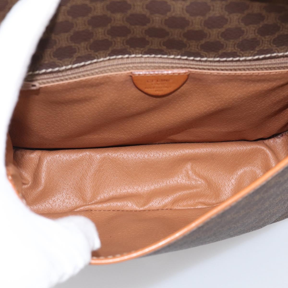 Celine Brown Macadam Shoulder Bag photo 19