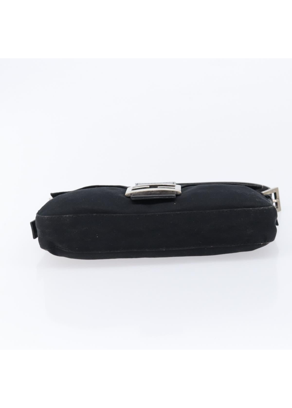 Fendi Black Jersey Mamma Baguette base