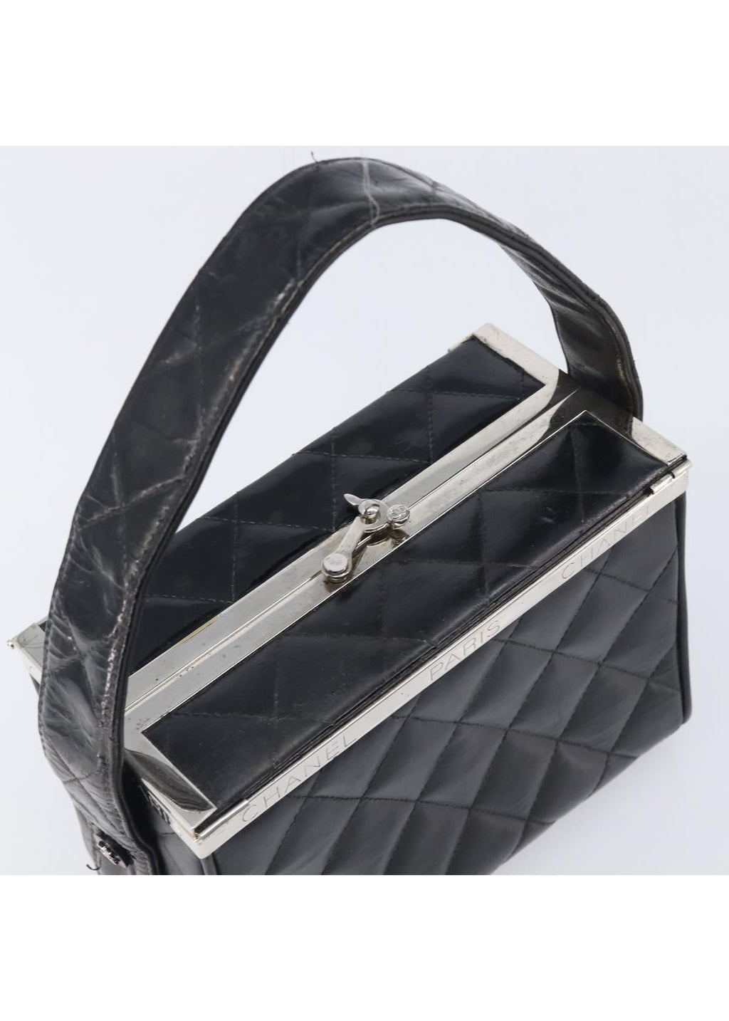 Chanel Black Quilted Box Bag photo 6