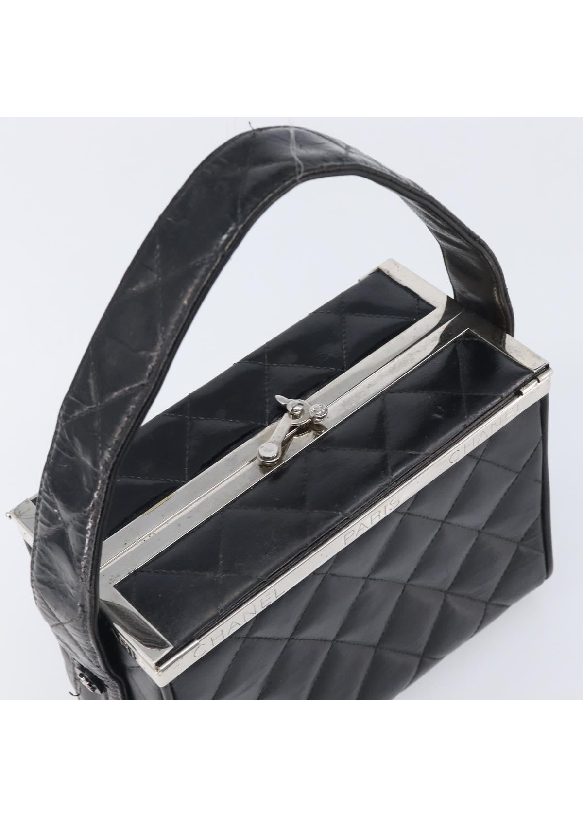 Chanel Black Quilted Box Bag photo 6