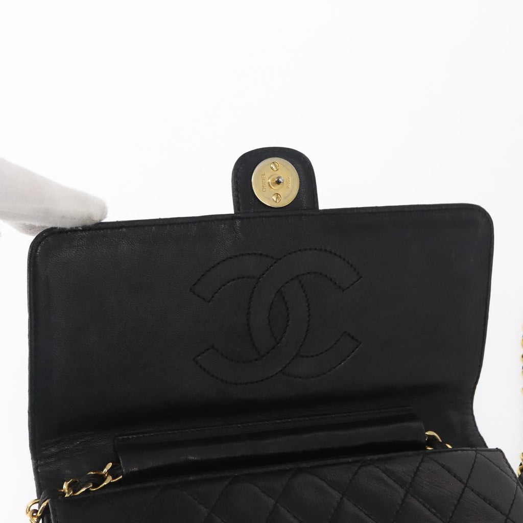 Chanel Black Leather Flap Bag