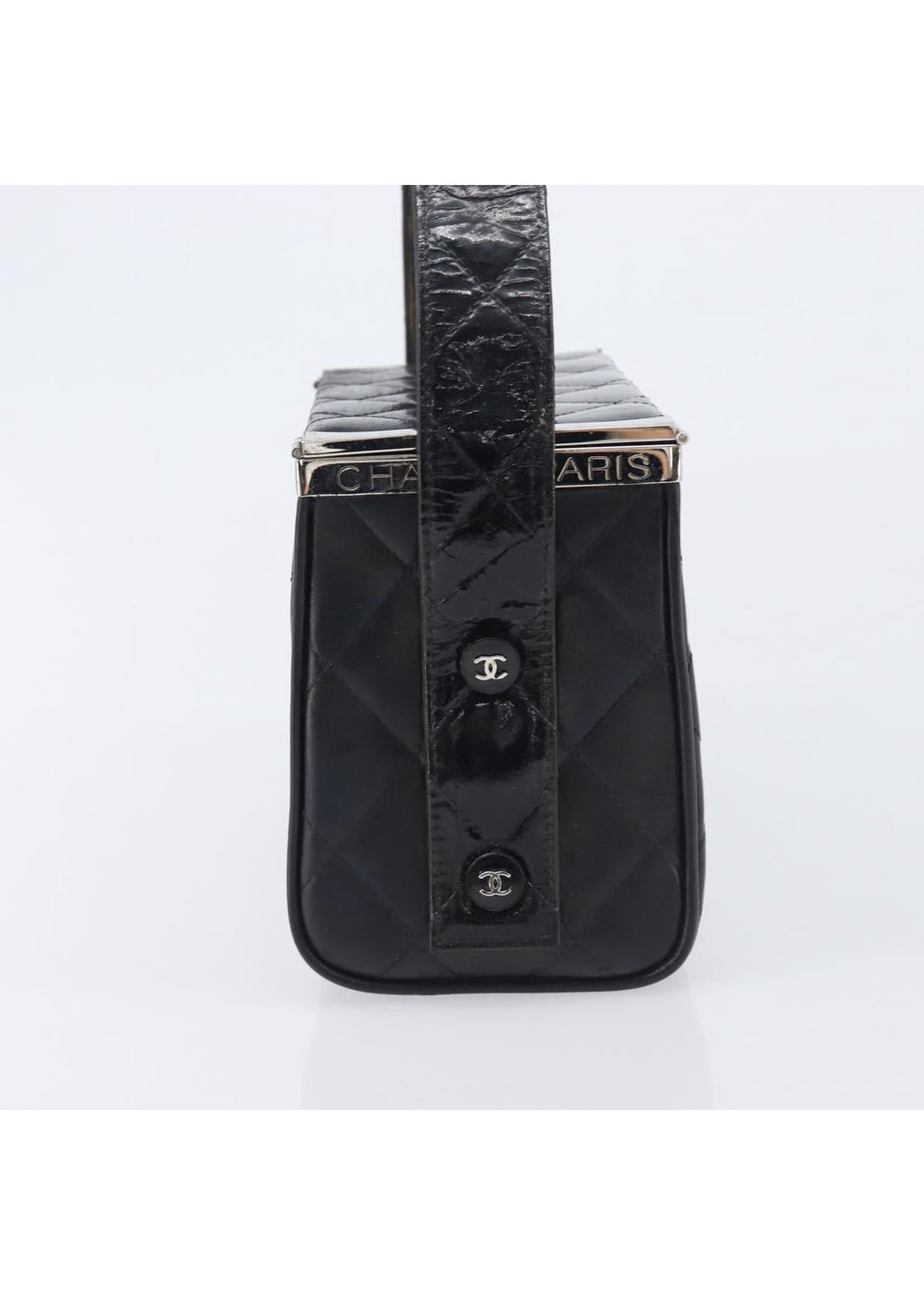 Chanel Black Quilted Box Bag photo 4