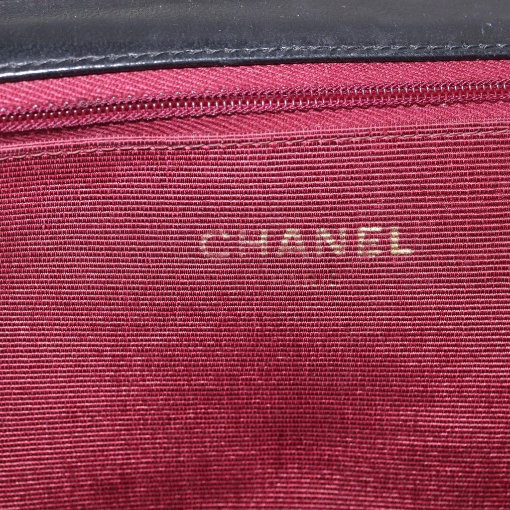 Chanel Black Chevron Stitch Flap Bag photo 20