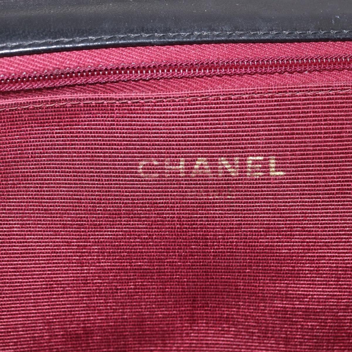 Chanel Black Chevron Stitch Flap Bag photo 20