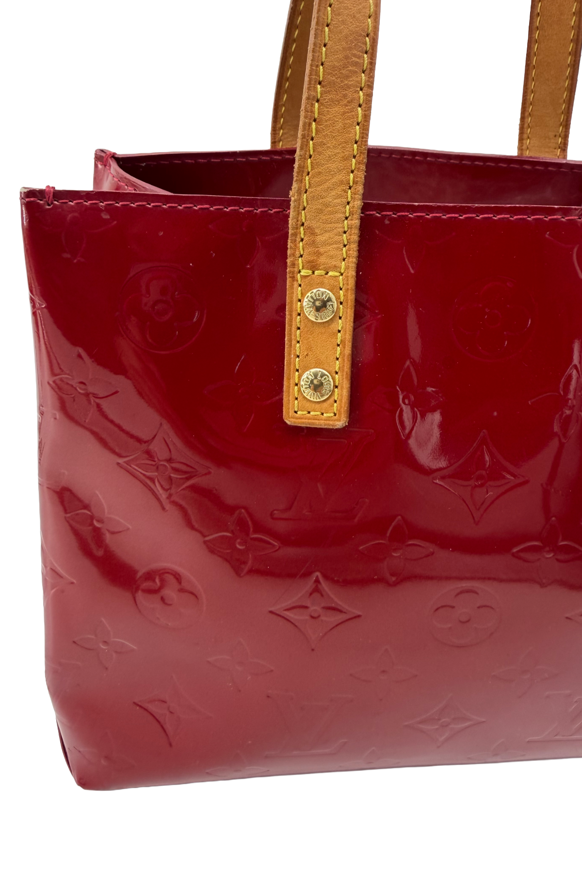 Louis Vuitton Red Vernis Mini Tote