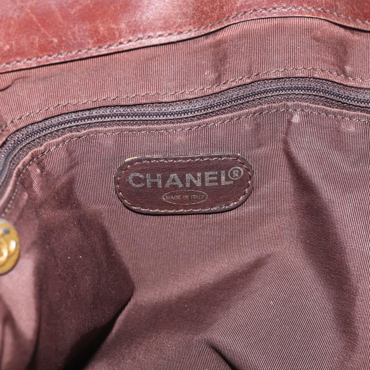 Chanel Black Denim Tote interior