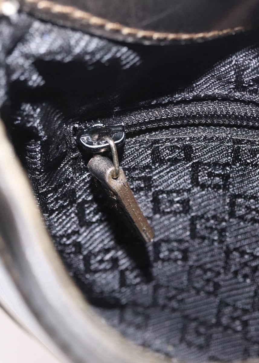 Gucci Gold Leather Square Jackie Bag interior detail