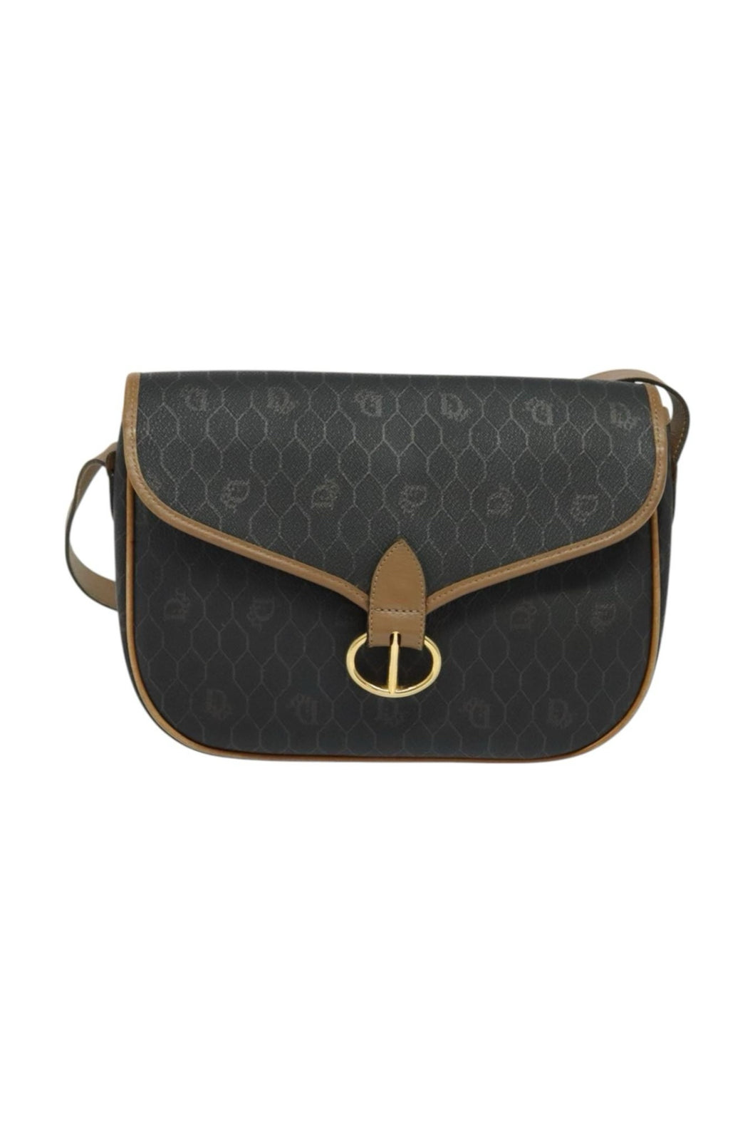 Dior Honeycomb Brown Crossbody