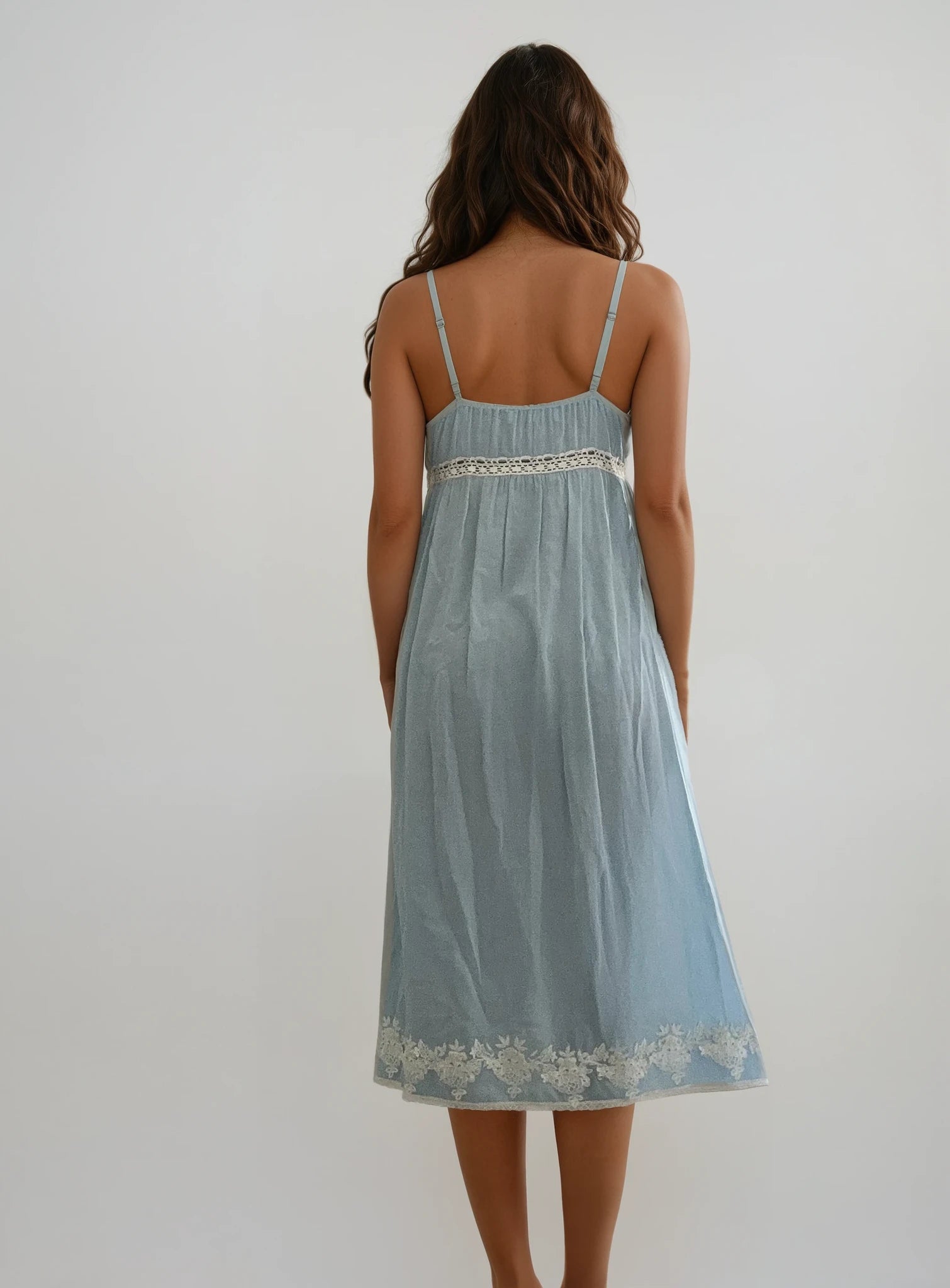 Blumarine Blue Midi Dress
