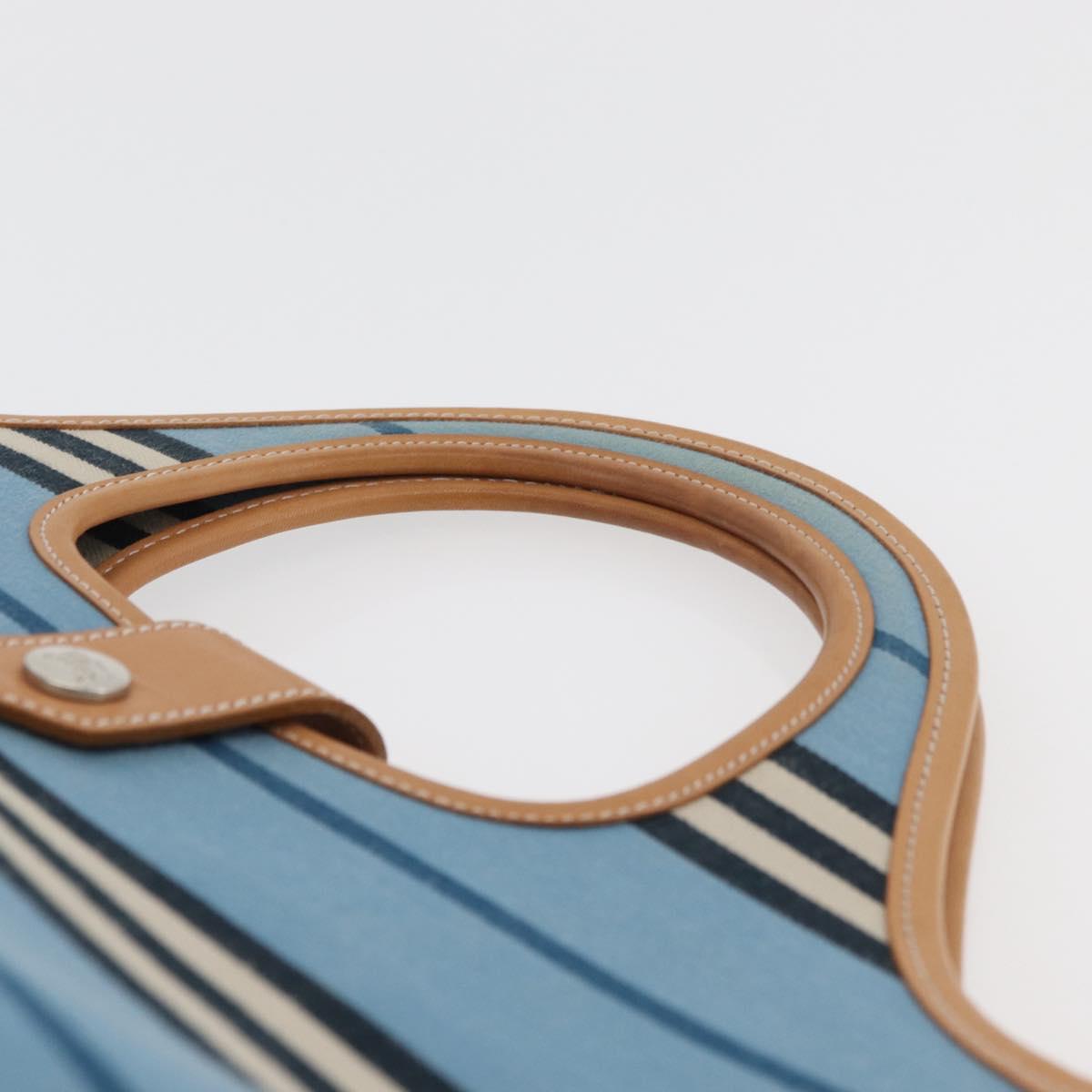 Burberry Blue Striped Handbag