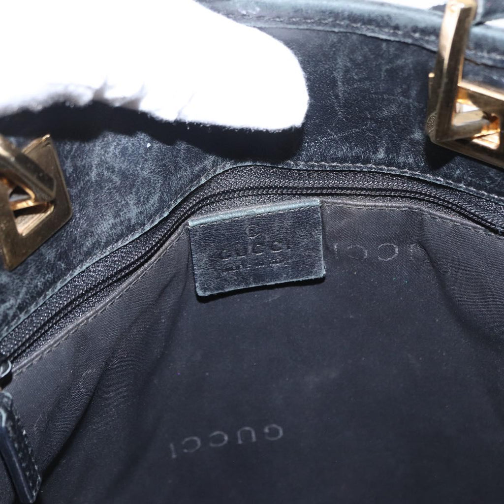 Gucci Black Monogram Tote Bag