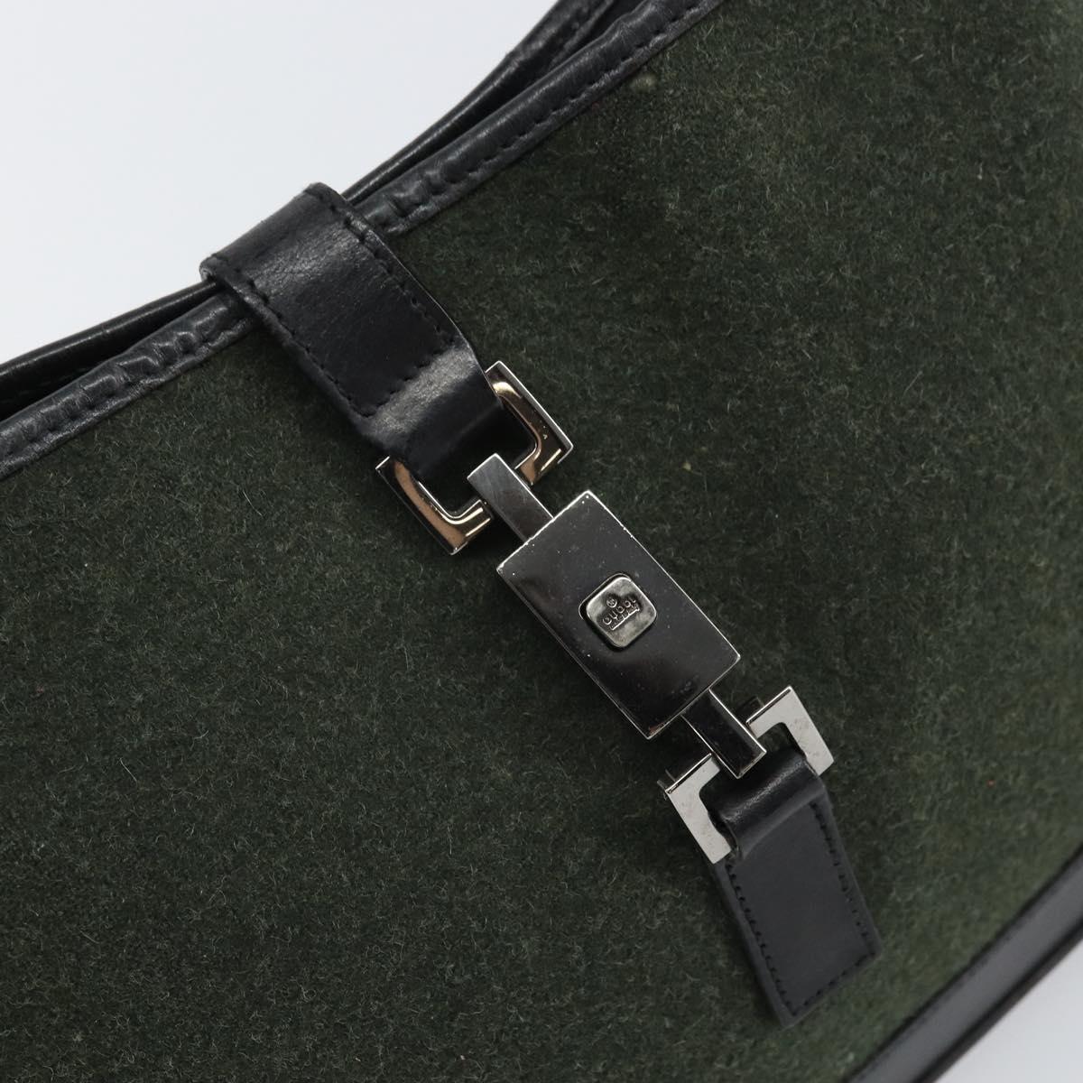 Gucci Green and Black Jackie Bag