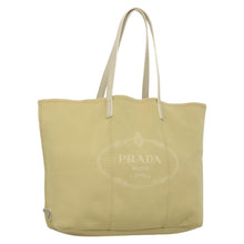Load image into Gallery viewer, Prada Tan Logo Scuba Tote
