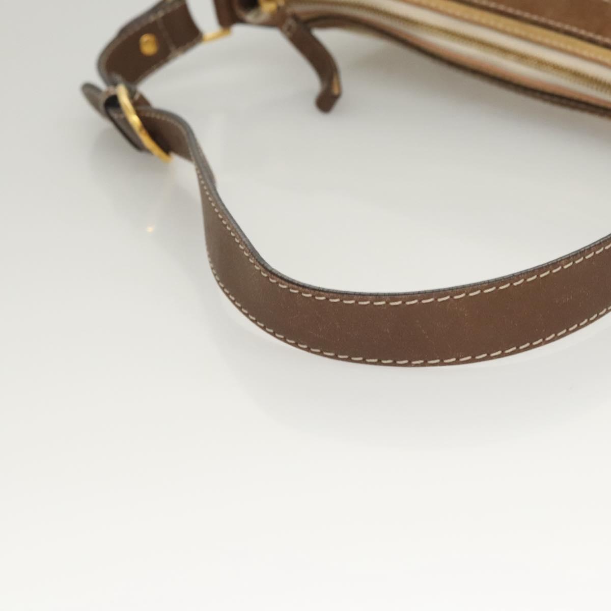 Loewe Cream Spellout Shoulder Bag
