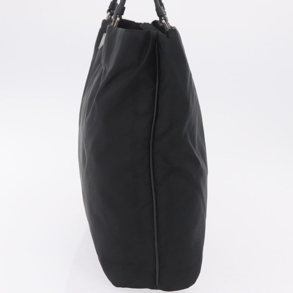 Prada Black Nylon and Leather Mini Tote side
