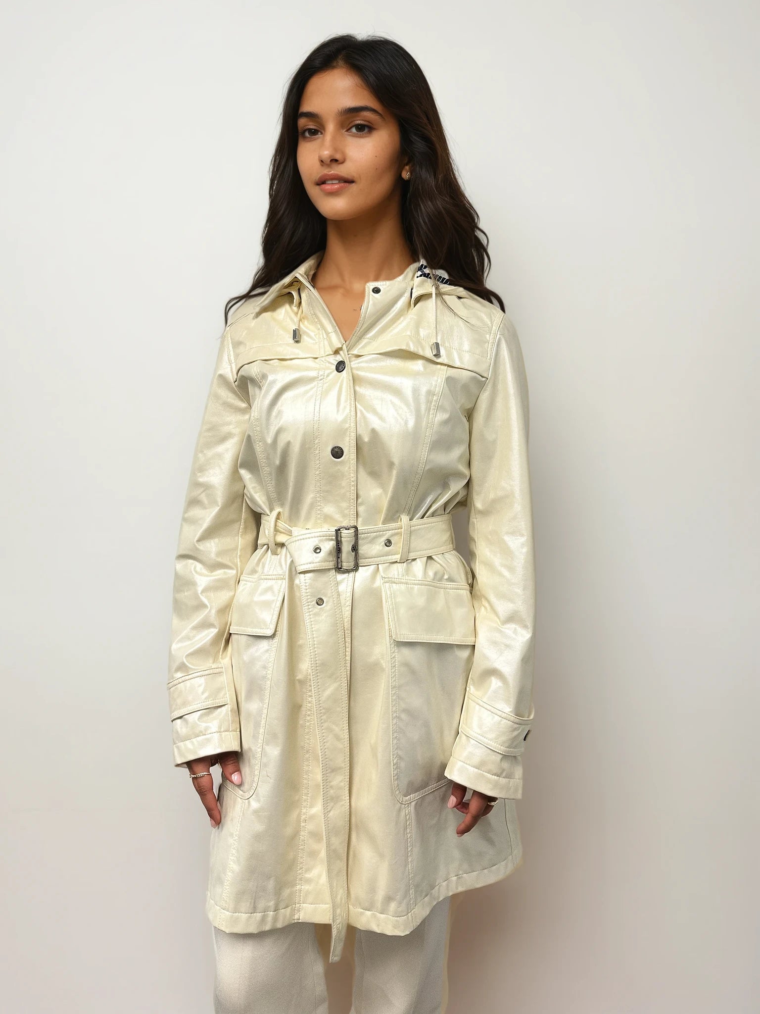 Burberry Ivory Trench Coat