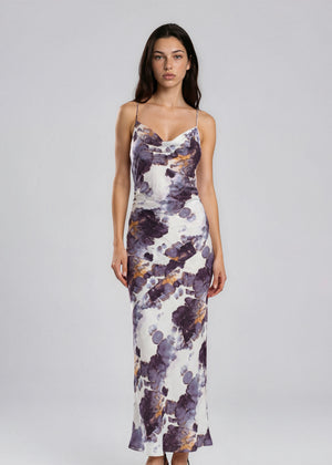 Donna Karan Floral Gown