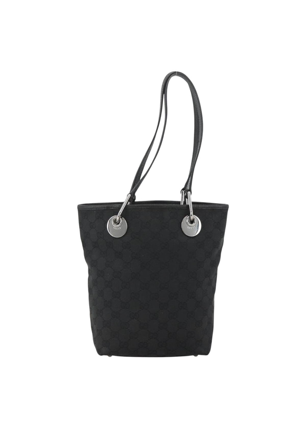 Gucci Black GG Canvas Mini Tote back