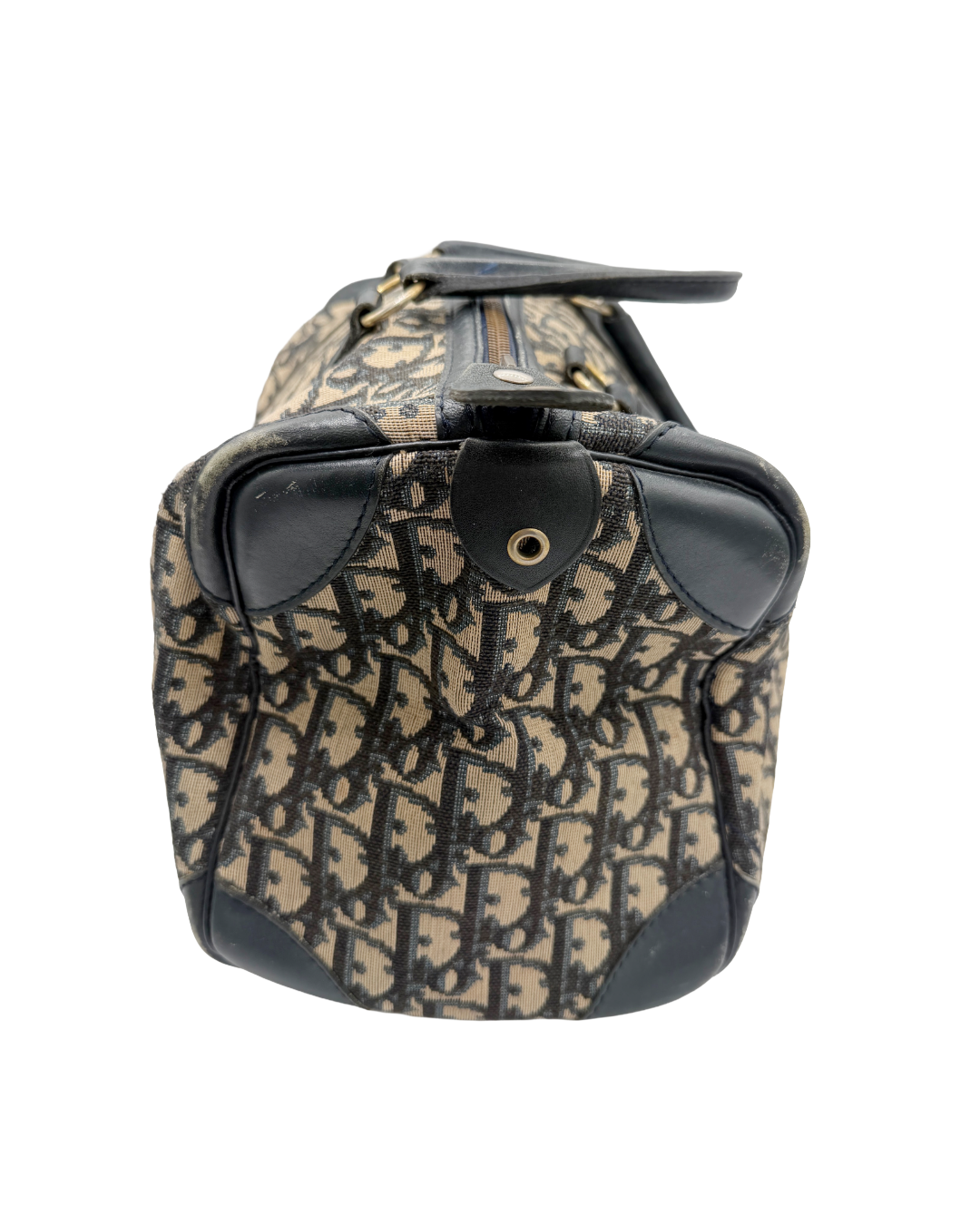 Dior Navy Trotter Boston Bag