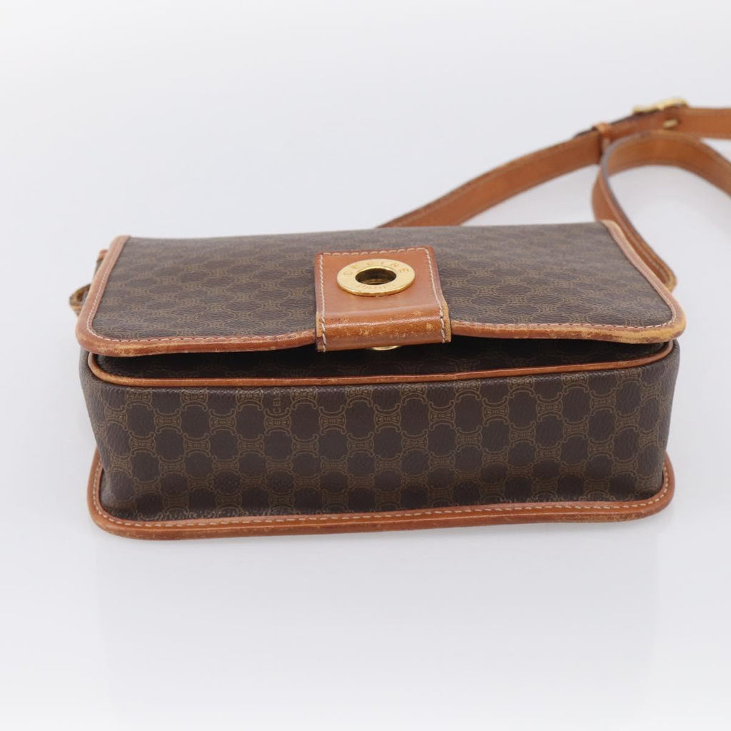 Celine Brown Macadam Shoulder Bag photo 9