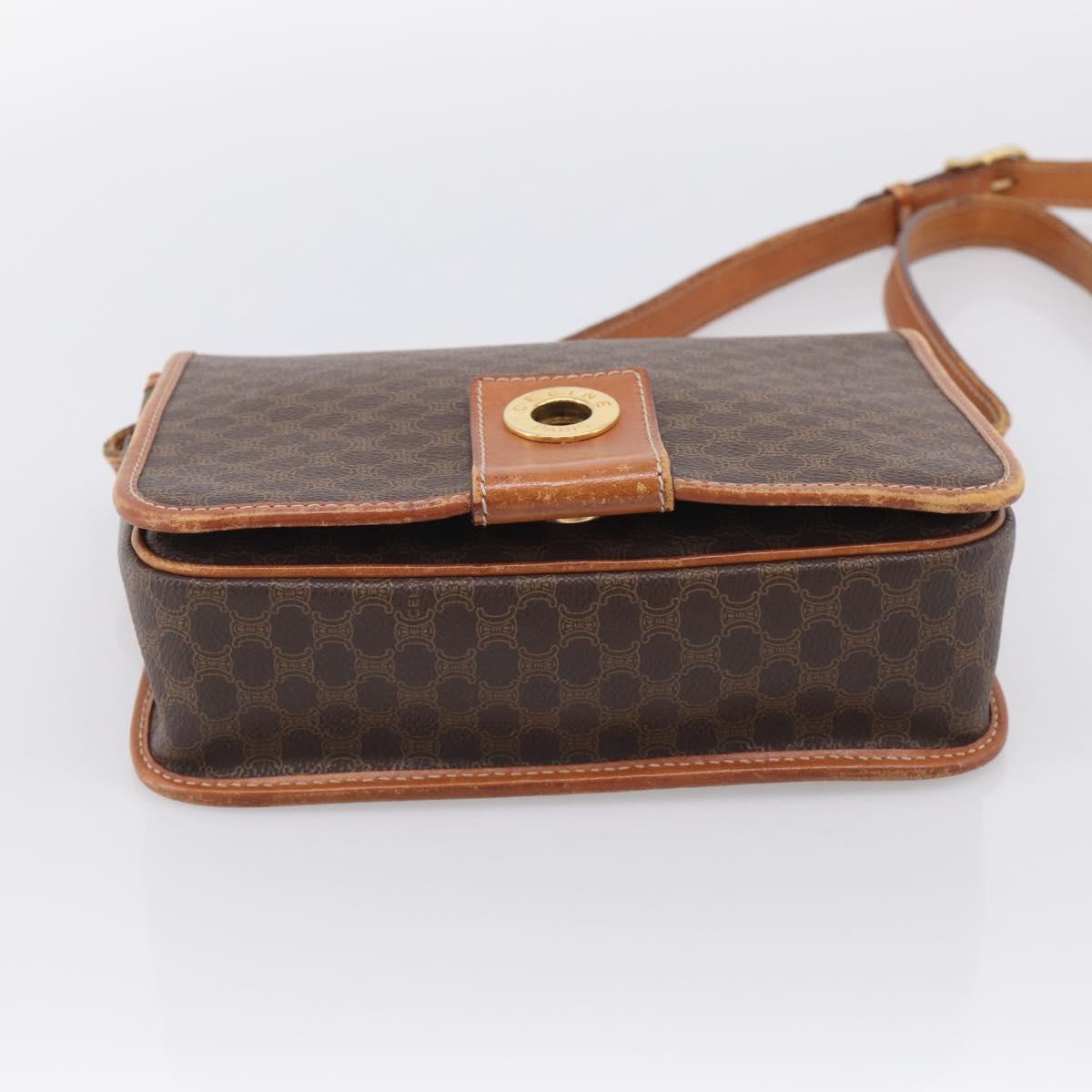 Celine Brown Macadam Shoulder Bag photo 9