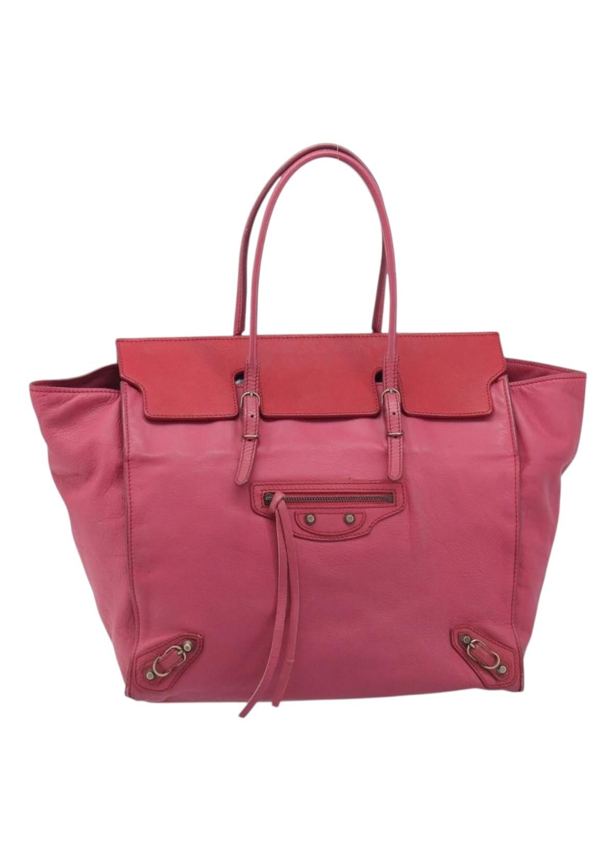 Balenciaga Pink City Tote front