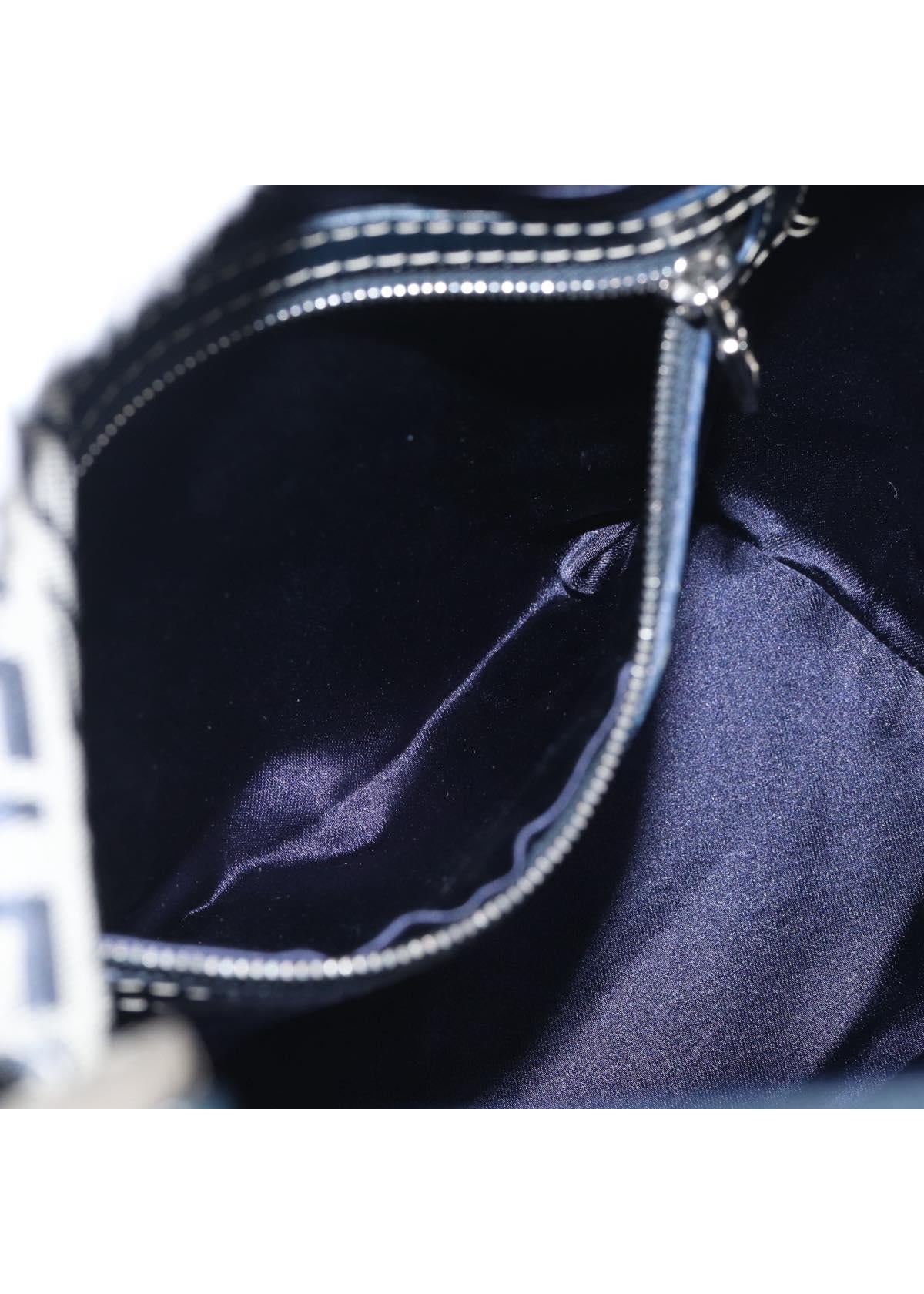 Fendi Navy Zucchino Mini Shoulder Bag photo 22