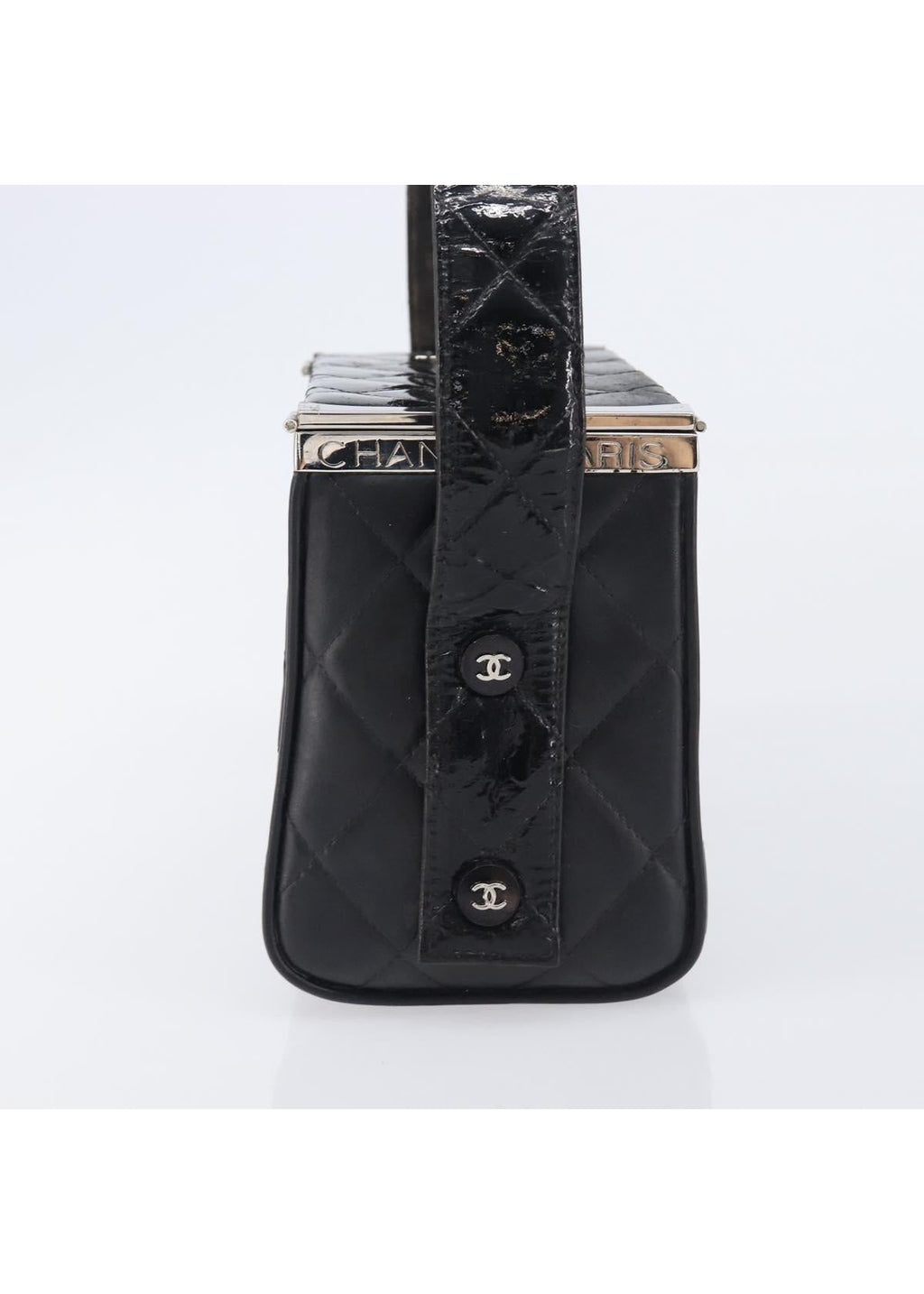 Chanel Black Quilted Box Bag photo 5