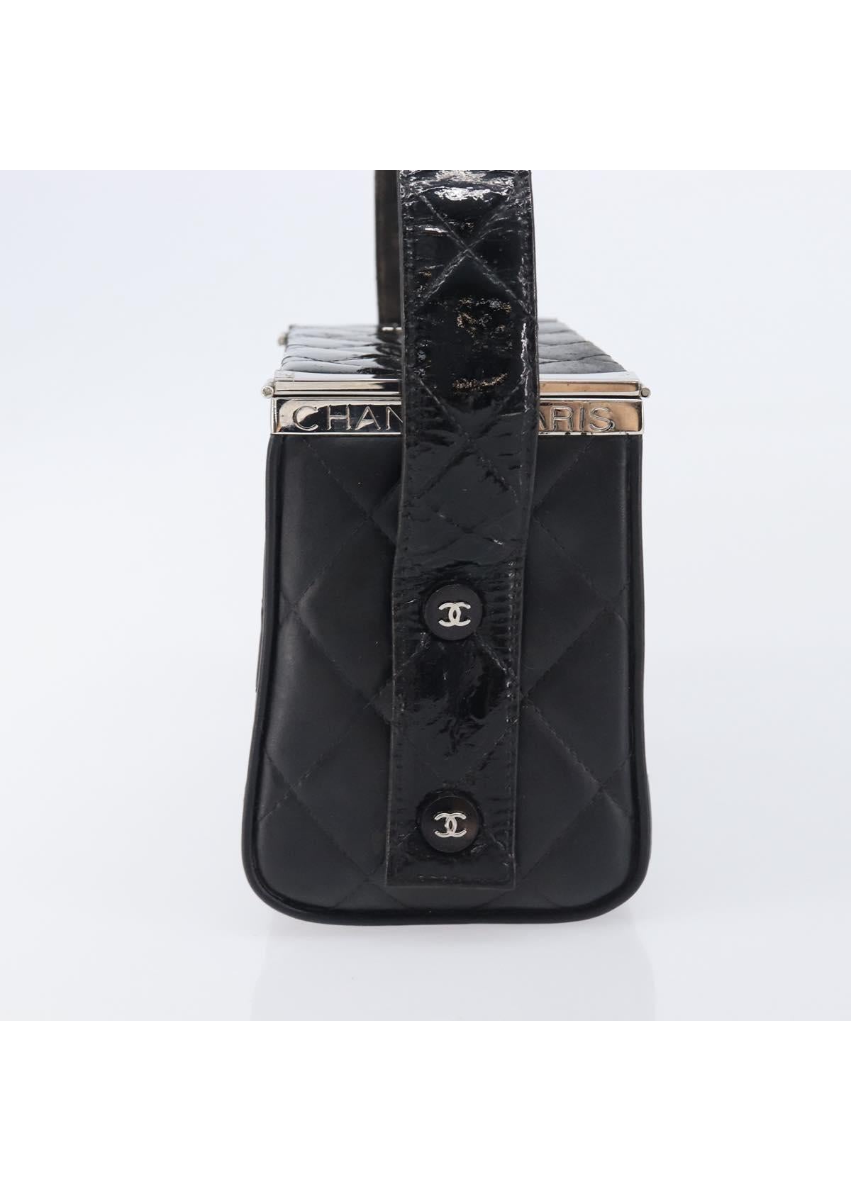Chanel Black Quilted Box Bag photo 5
