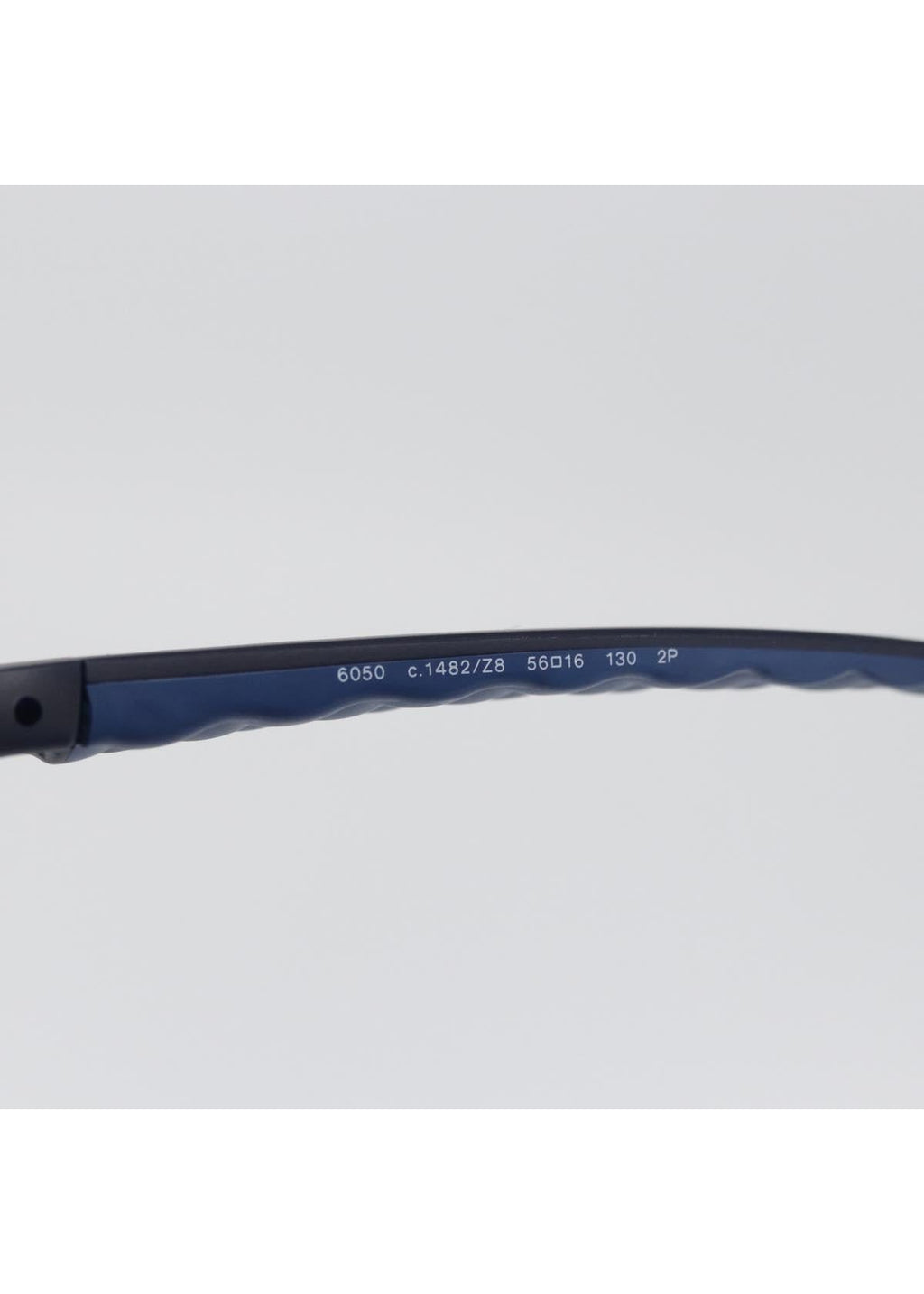 Chanel Black and Blue Quilted Sunglasses arm