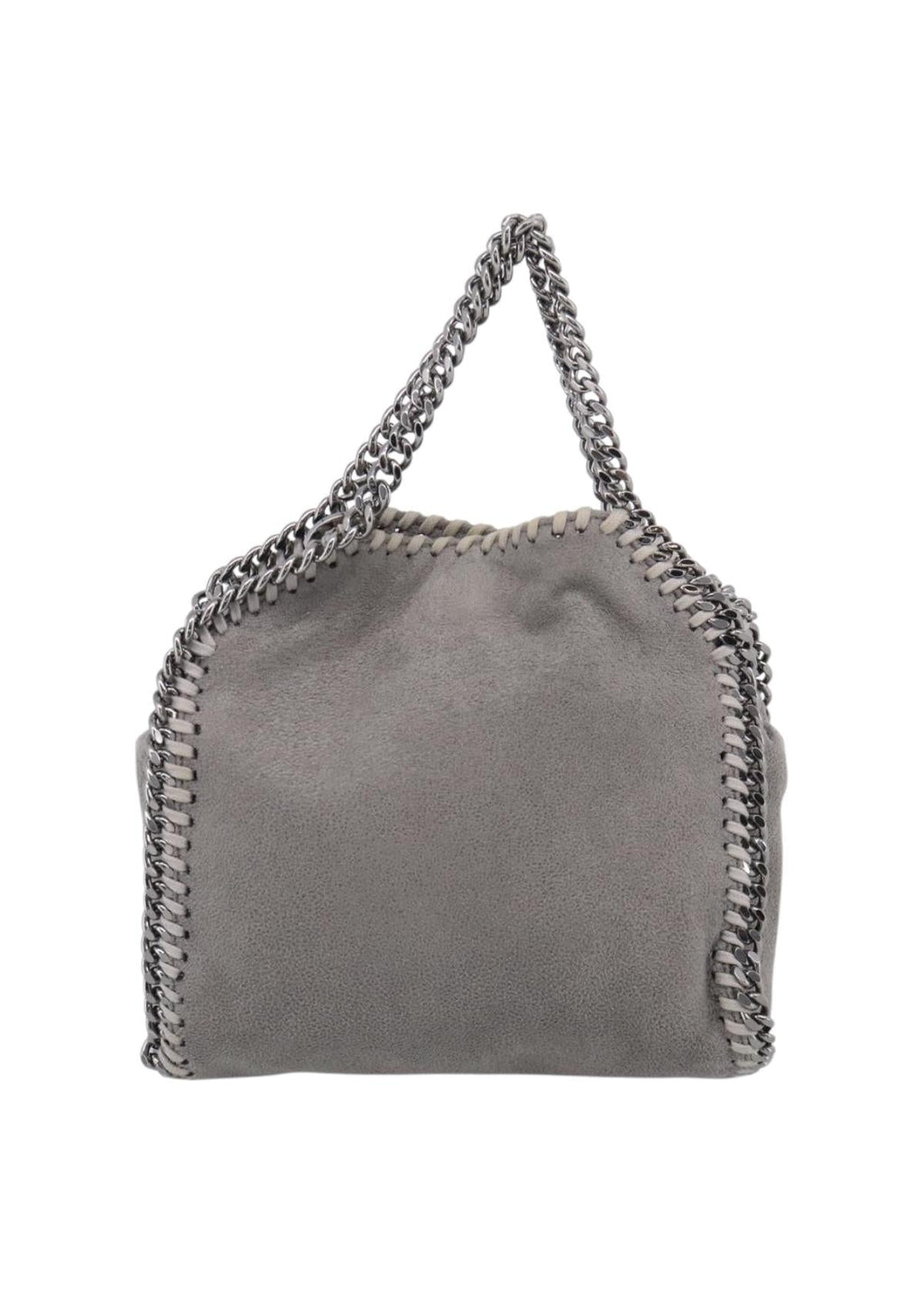 Stella McCartney Grey Falabella Mini Shoulder Bag front