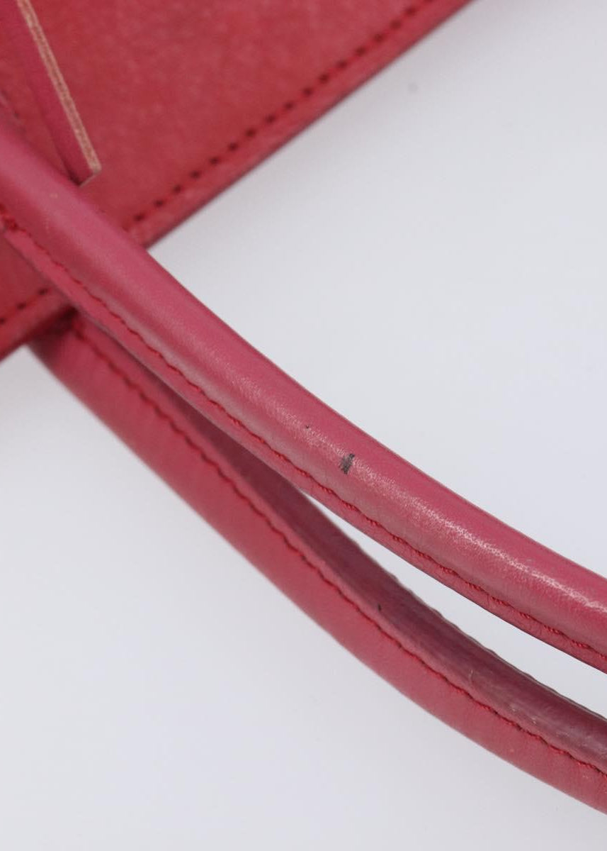 Balenciaga Pink City Tote handles