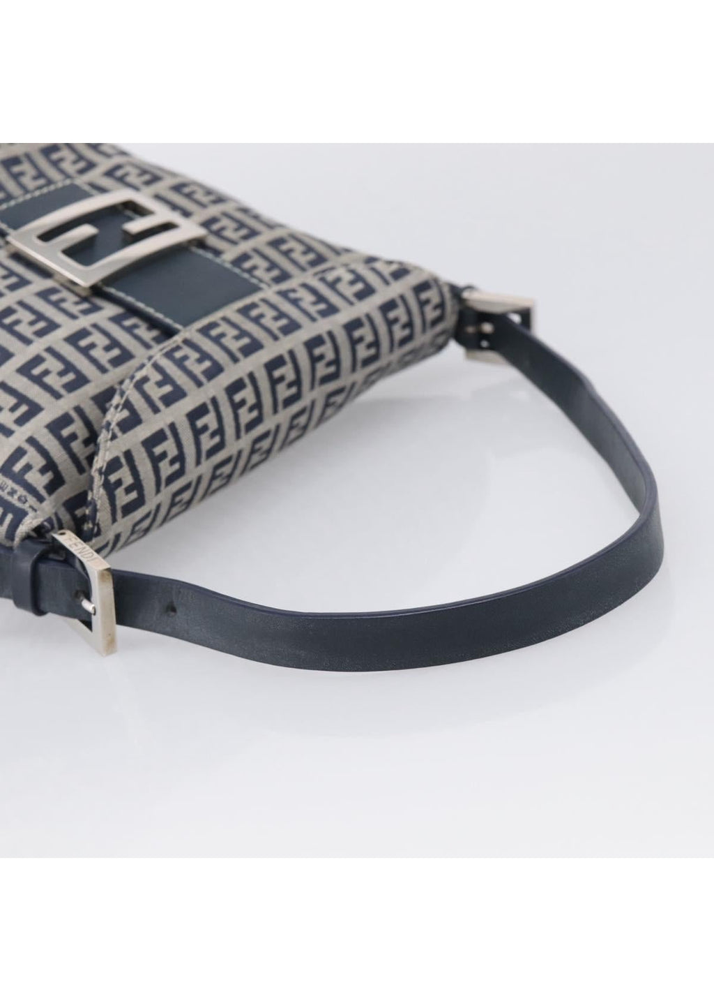 Fendi Navy Zucchino Mini Shoulder Bag photo 7