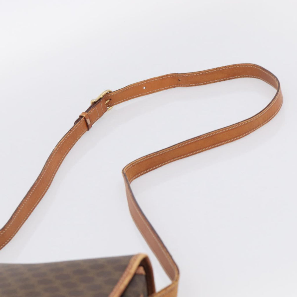 Celine Brown Macadam Shoulder Bag photo 8