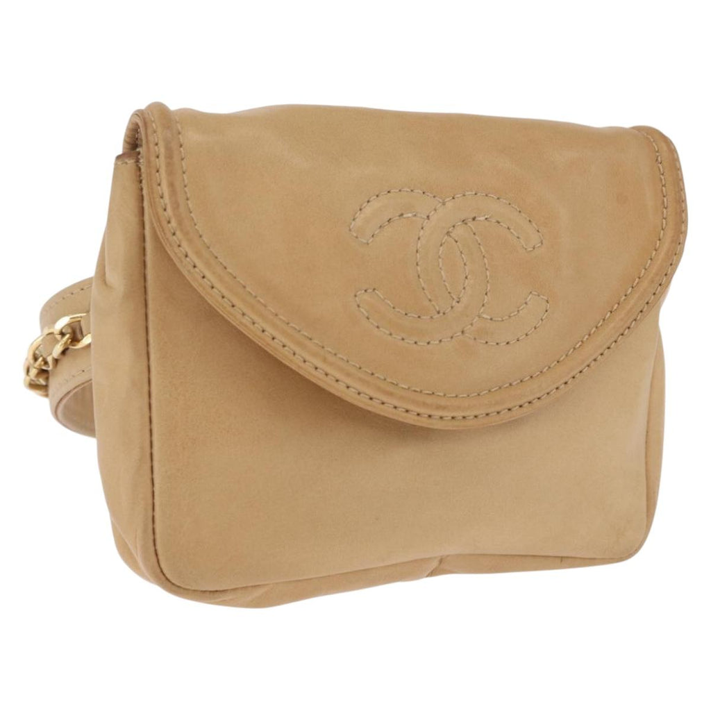 Chanel Beige Lambskin Belt Bag photo 2