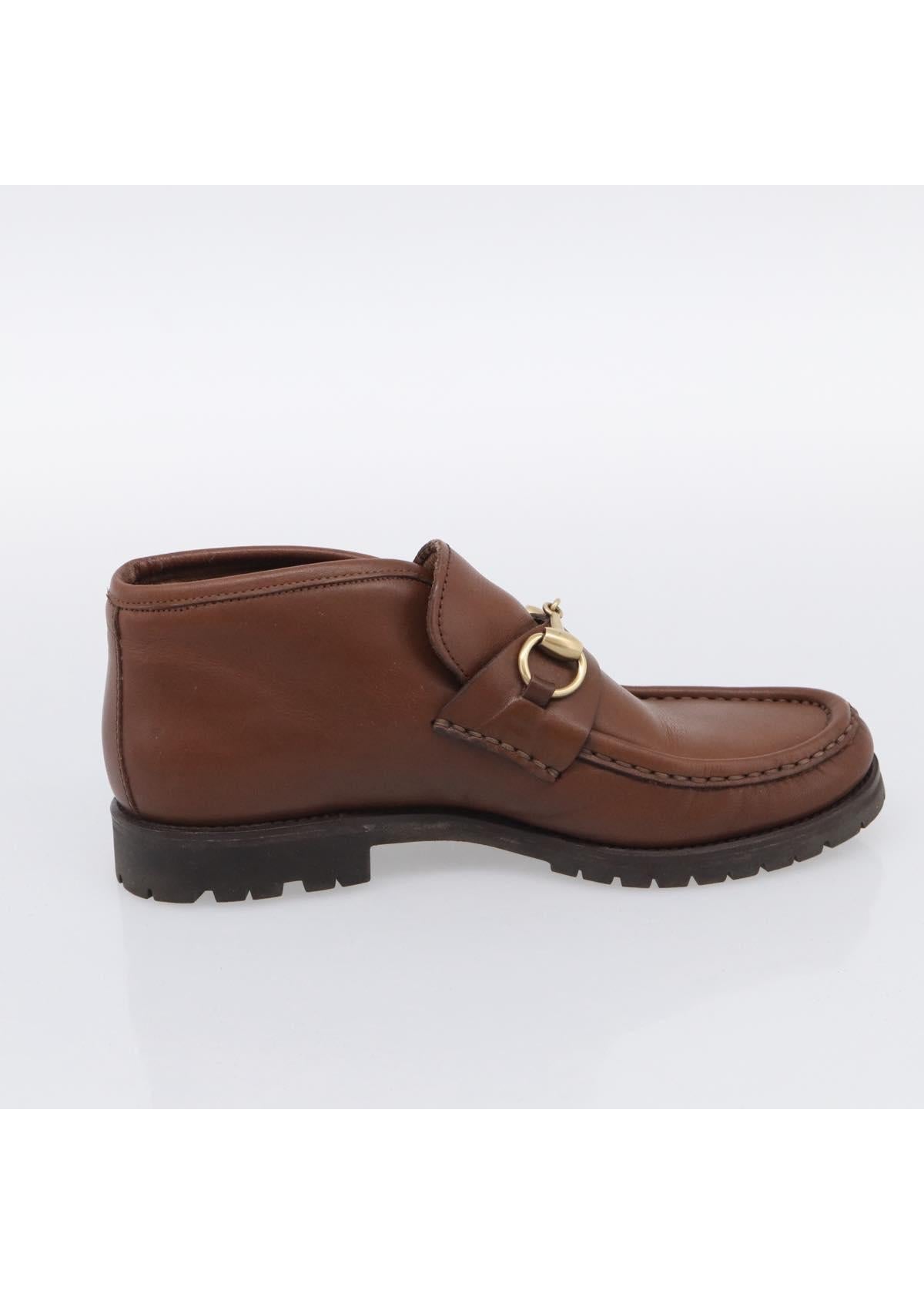 Gucci Brown Horsebit Loafers photo 3