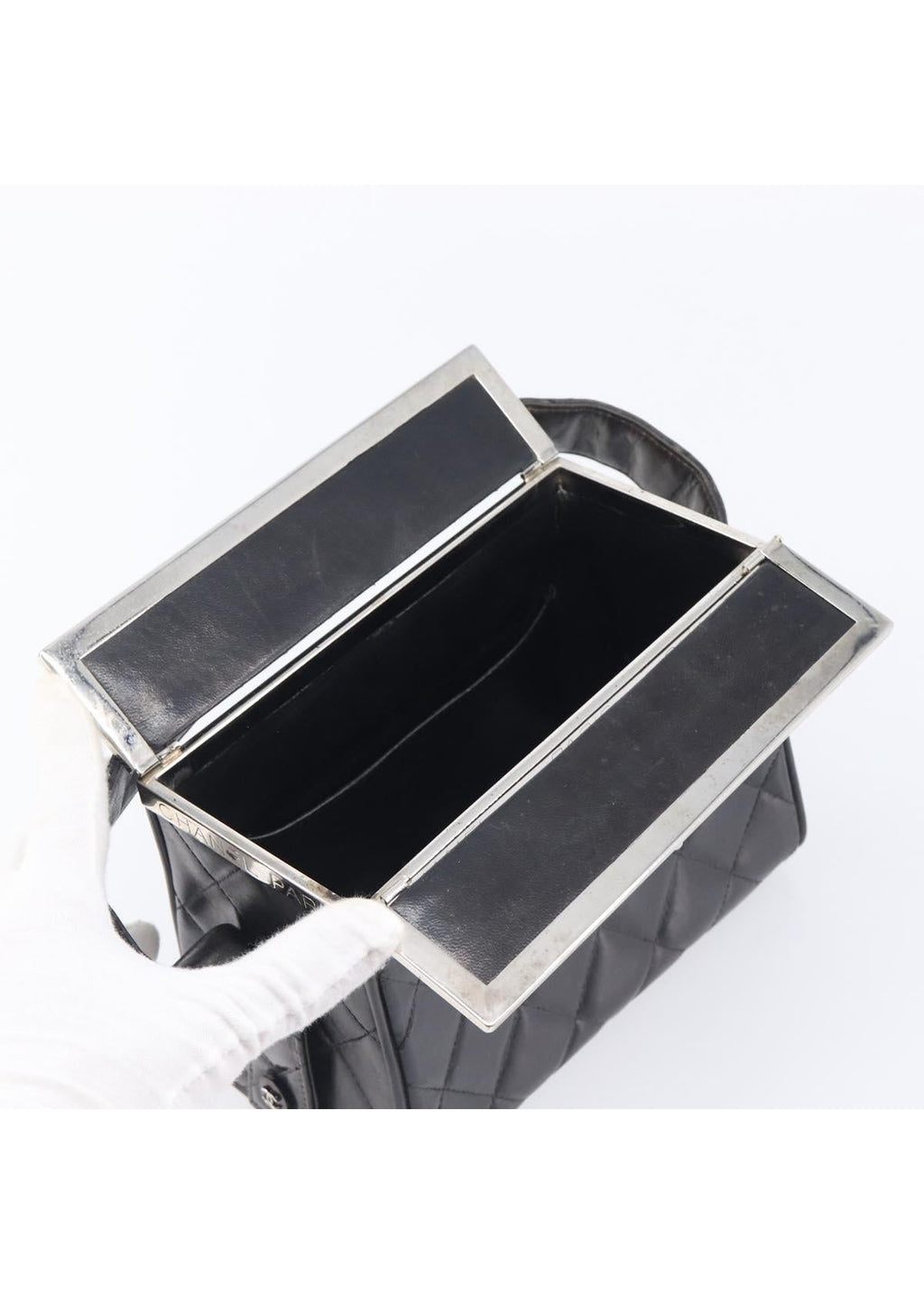 Chanel Black Quilted Box Bag photo 18