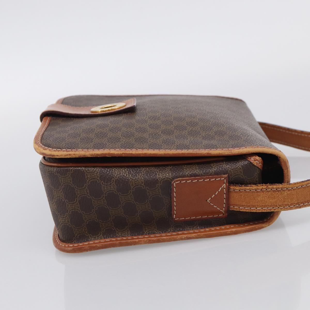 Celine Brown Macadam Shoulder Bag photo 5