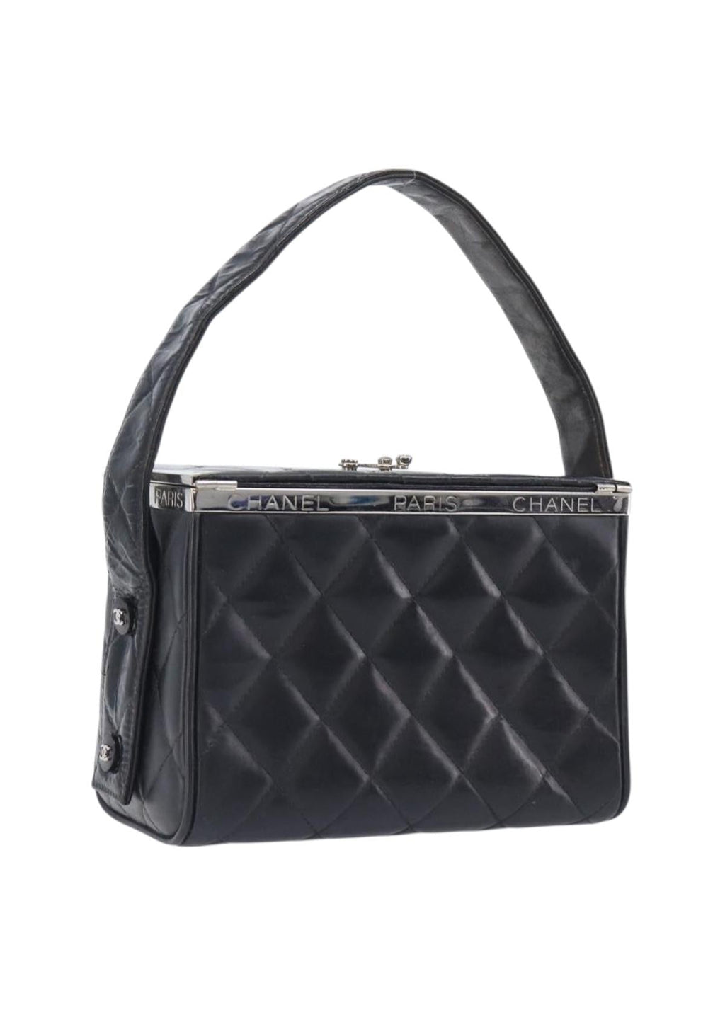 Chanel Black Quilted Box Bag photo 2
