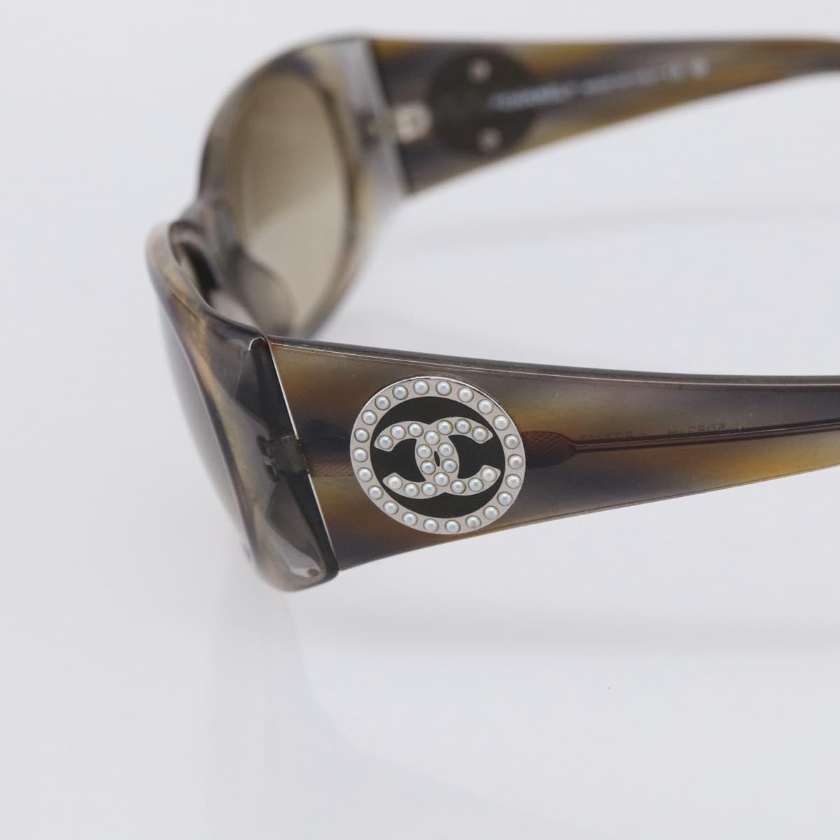 Chanel Brown CC Logo Sunglasses photo 7